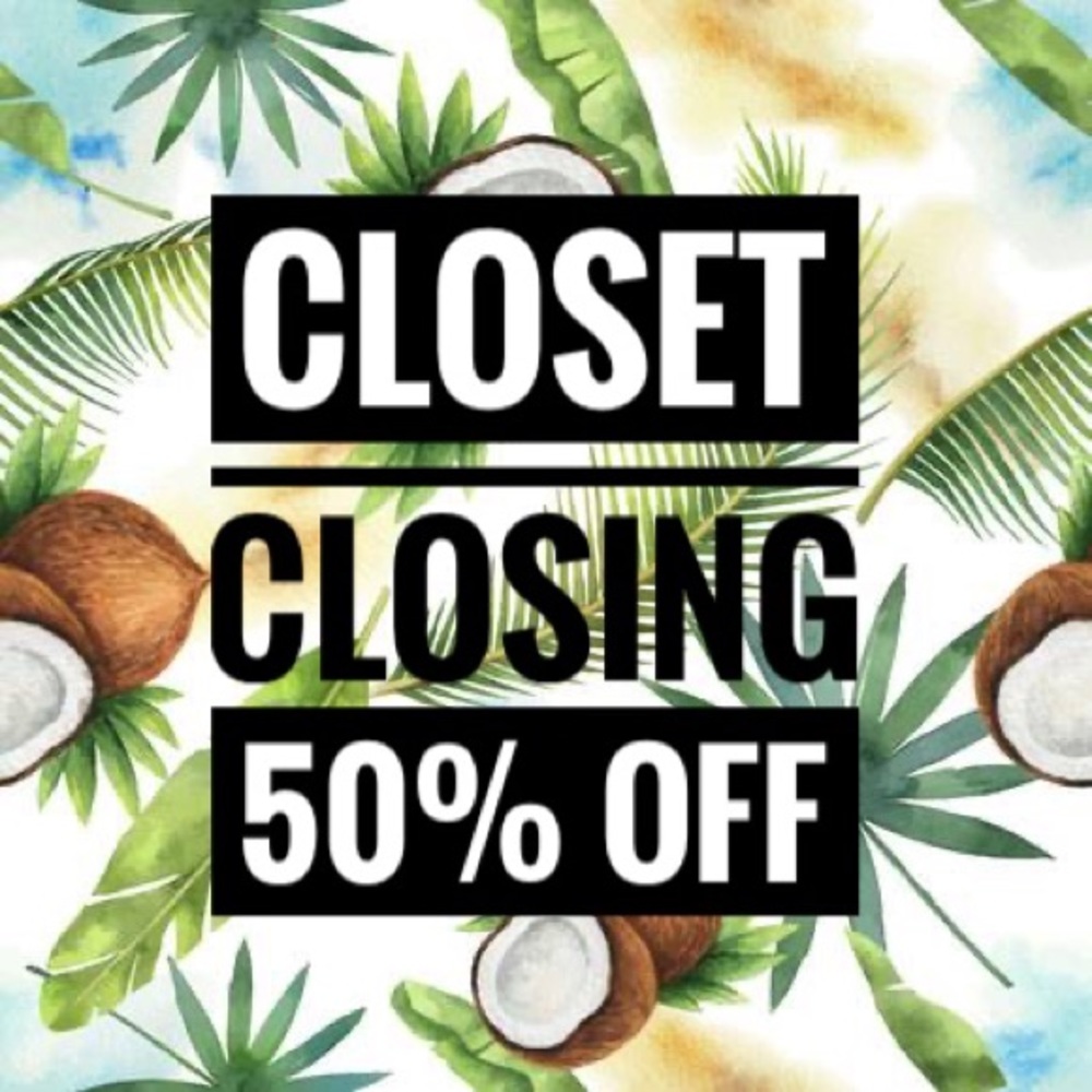 🥥 CLOSET CLOSING SALE 🥥